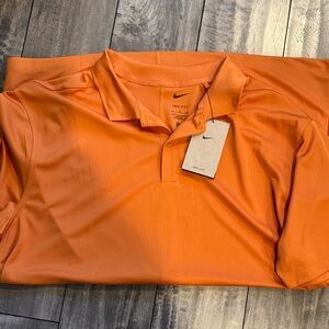 Nike Dri-FIT Performance Orange Polo Shirt